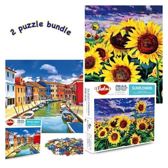 Bundle of 2 quality puzzles. NIB - Picture 1 of 11